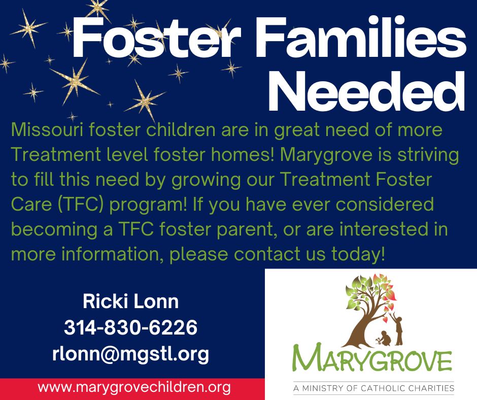 Marygrove is looking for candidates to join the Treatment Foster Care program