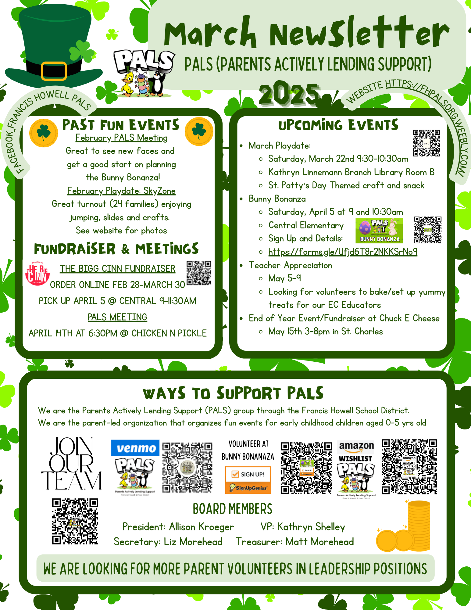 PALS March Newsletter