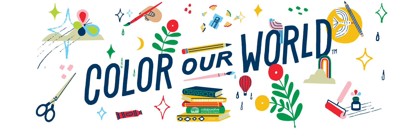 Color Our World Banner