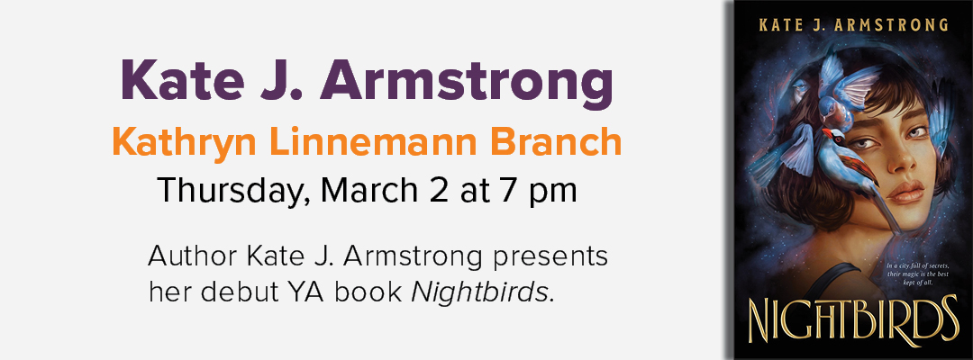Meet the author Kate J. Armstrong, presenting her debut book Nightbirds