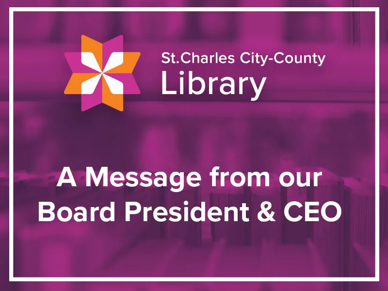 A message from our Board President and CEO