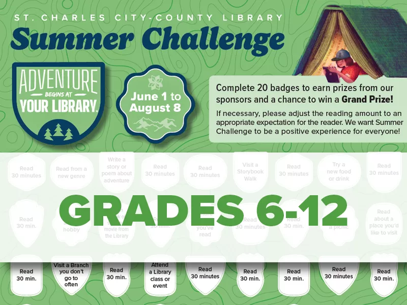 Summer Challenge Gameboards for grades 6-12
