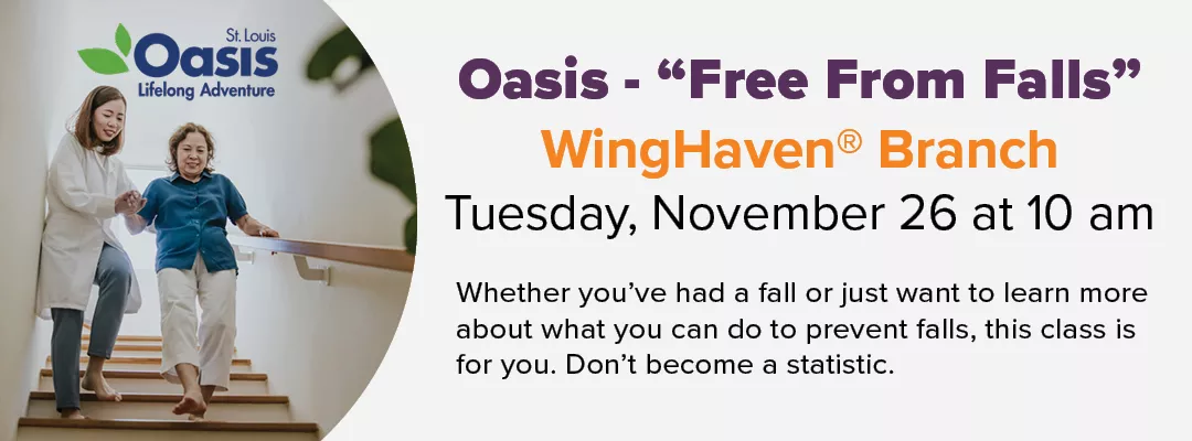 Prevent falls with Oasis at Wing Haven Branch