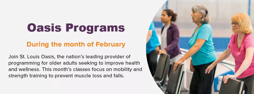 Join an Oasis program focused on mobility and strength training for older adults